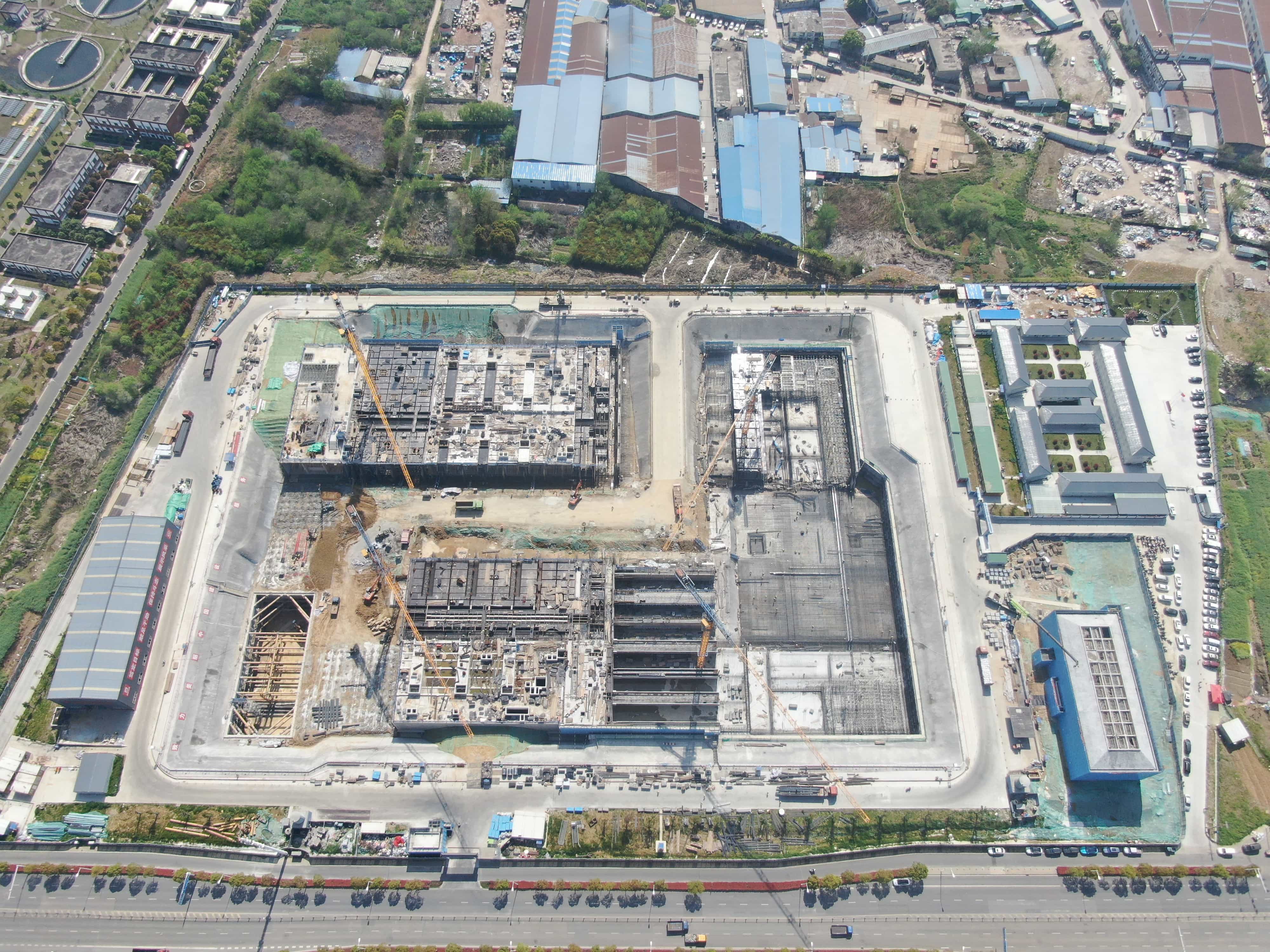 科技日报：合肥陶冲污水处理厂三期工程开始主体结构施工